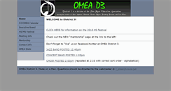 Desktop Screenshot of district3omea.org
