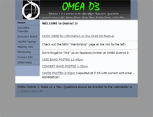 Tablet Screenshot of district3omea.org